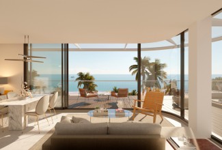 Nuevo conjunto residencial de lujo en primera línea de playa en Denia.